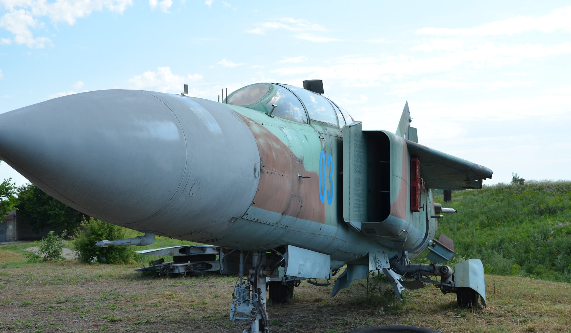 Ausgangierte MIG-23 im Raketenmuseum Pobuzke