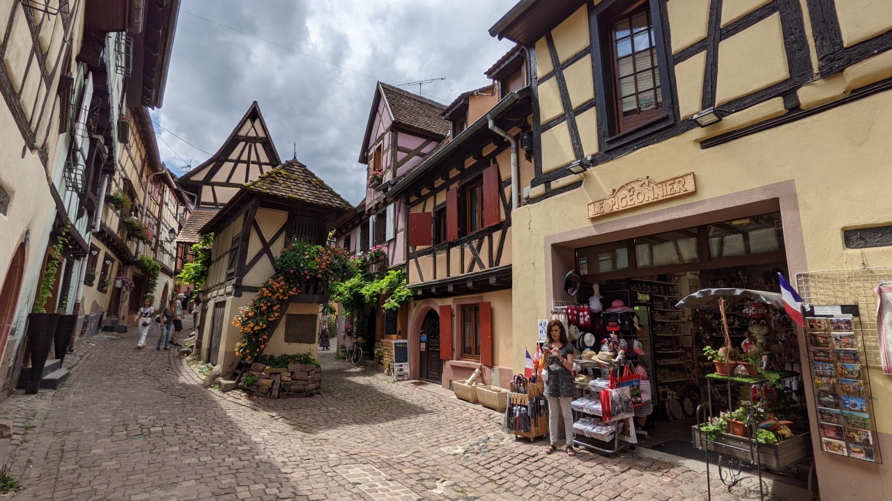 Fachwerkhäuser in Eguisheim