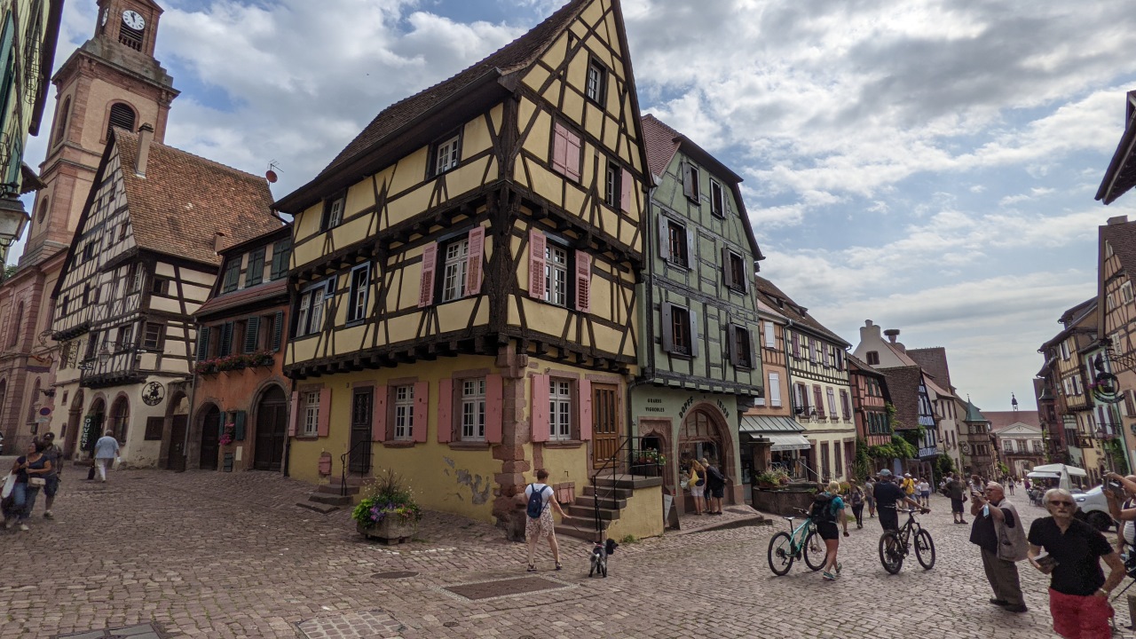 Fachwerkhäuser in Riquewihr