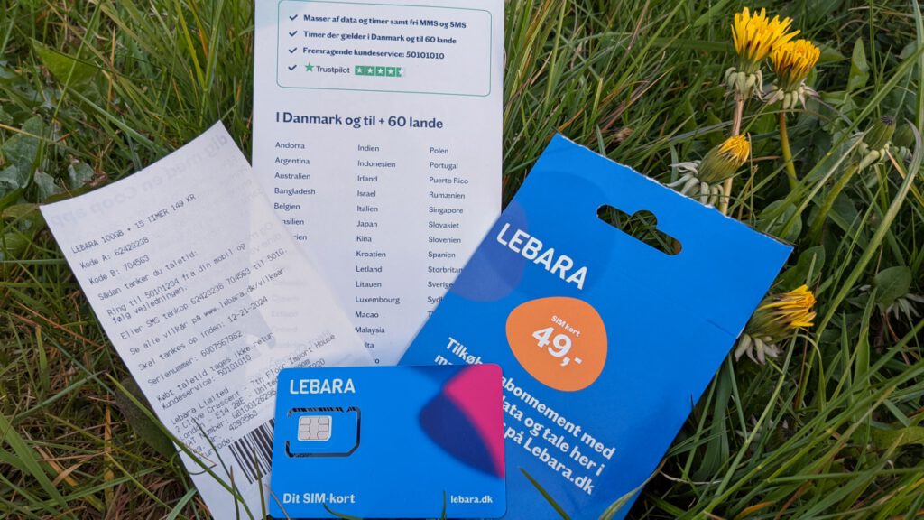 Lebara SIM Karte mobiles Dänemark Färöer Norwegen
