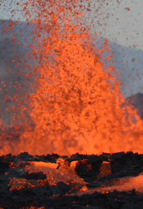 Vulkan Ausbruch vom Fagradalsfjall Island 2022