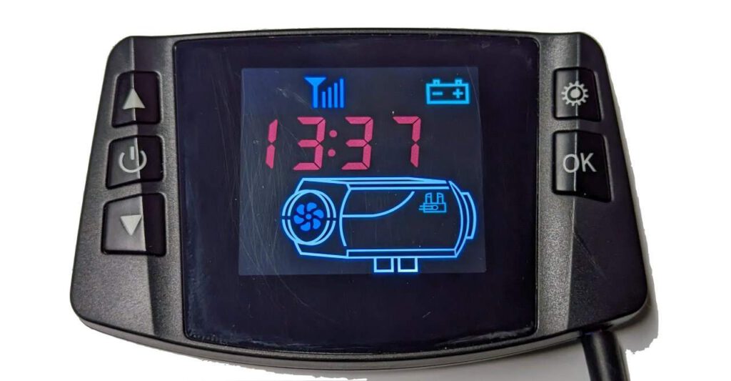 KT20796 Steuergerät für China Dieselheizung mit LCD Display