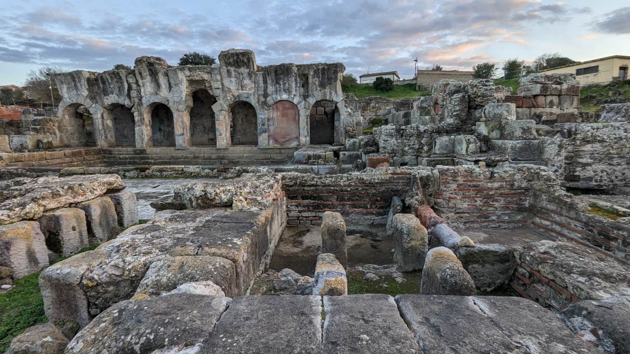 Ruinen der Römische Quelle, Fordongianus