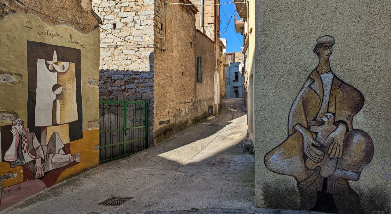 Murales Orgosolo Via Alcide De Gasperi