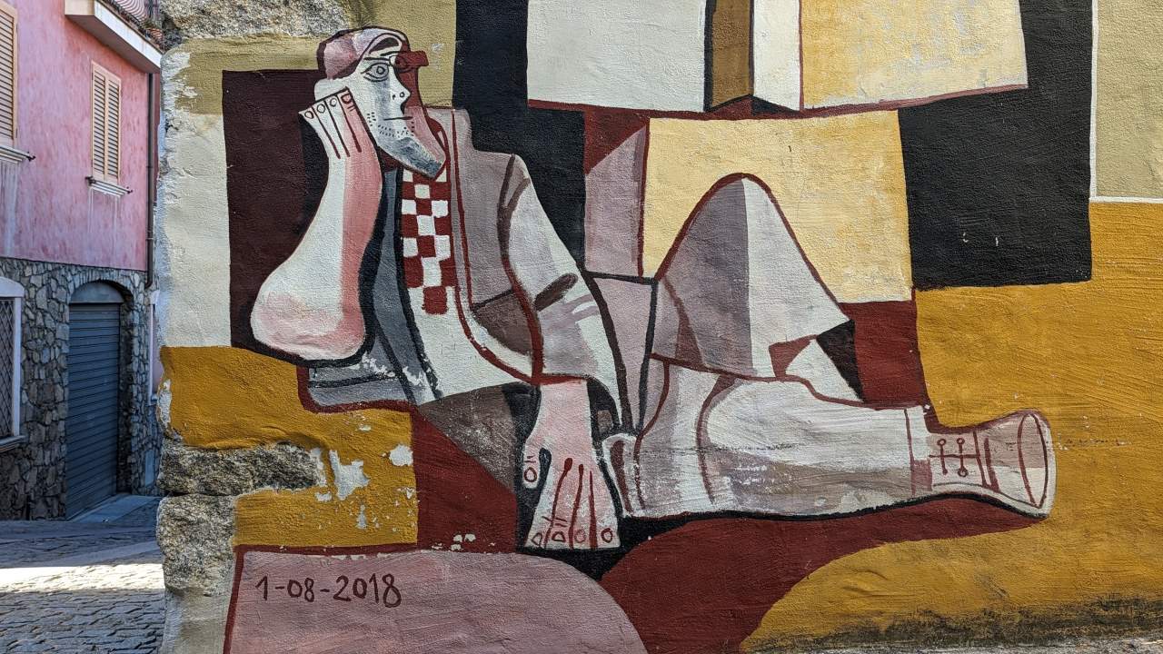 Murales Orgosolo Via Alcide De Gasperi