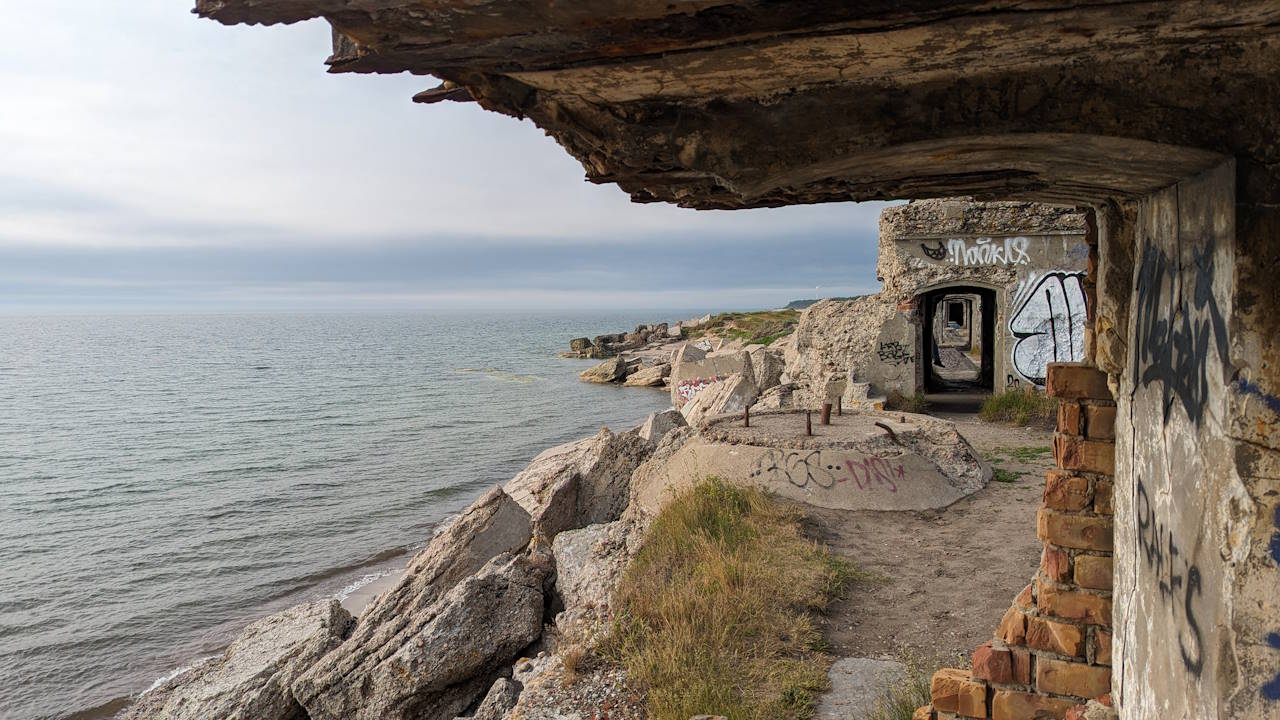 Bunker der Küstenbefestigung in Karosta