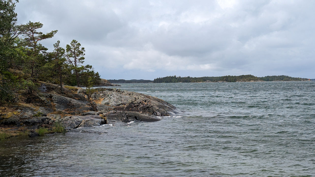 Schären Gebiet der Ostsee in Finnland