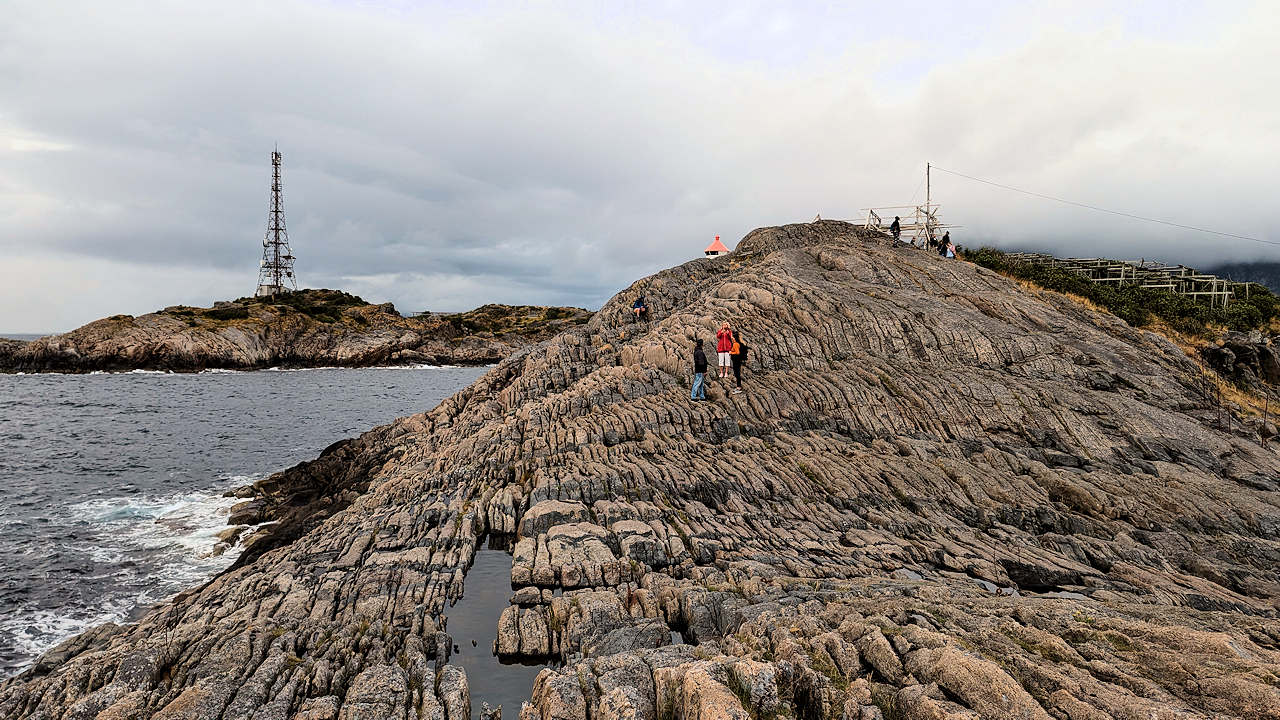 2800 Millionen Jahre altes Gestein auf Henningsvaer 