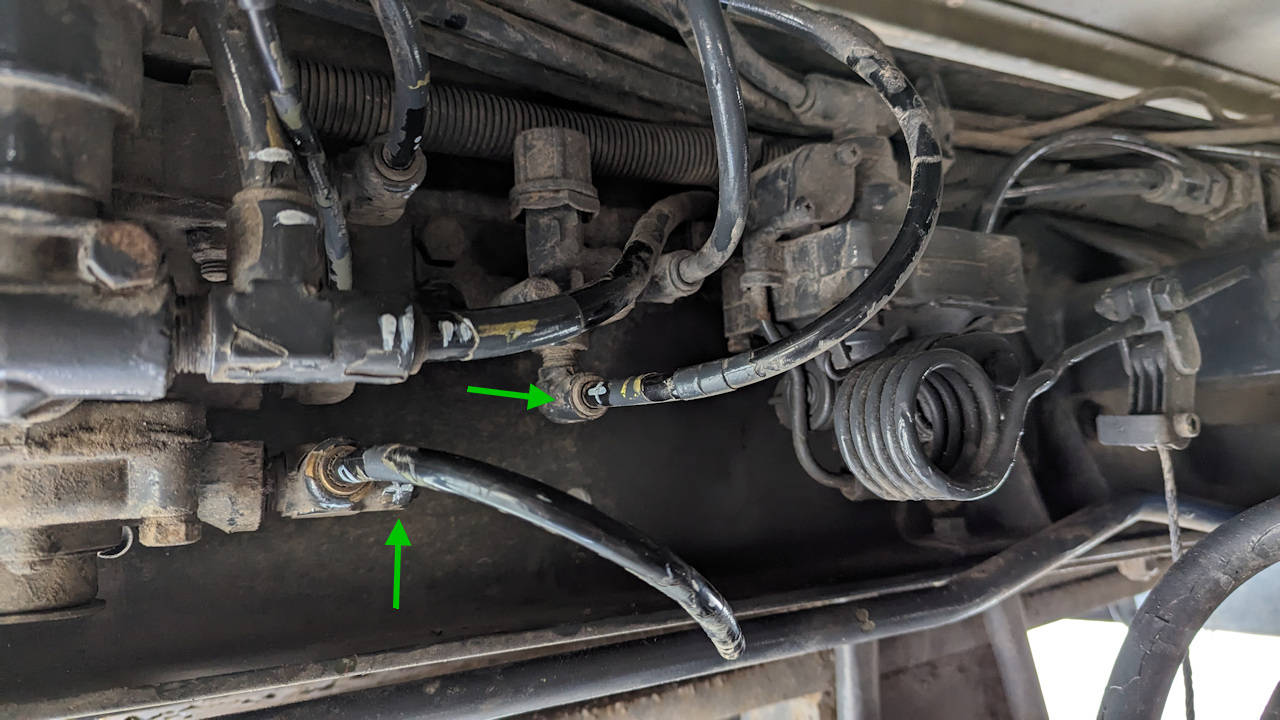 Schritt für Schritt Anleitung Ausbau vom DAF T244 Trailer Control Valve 2