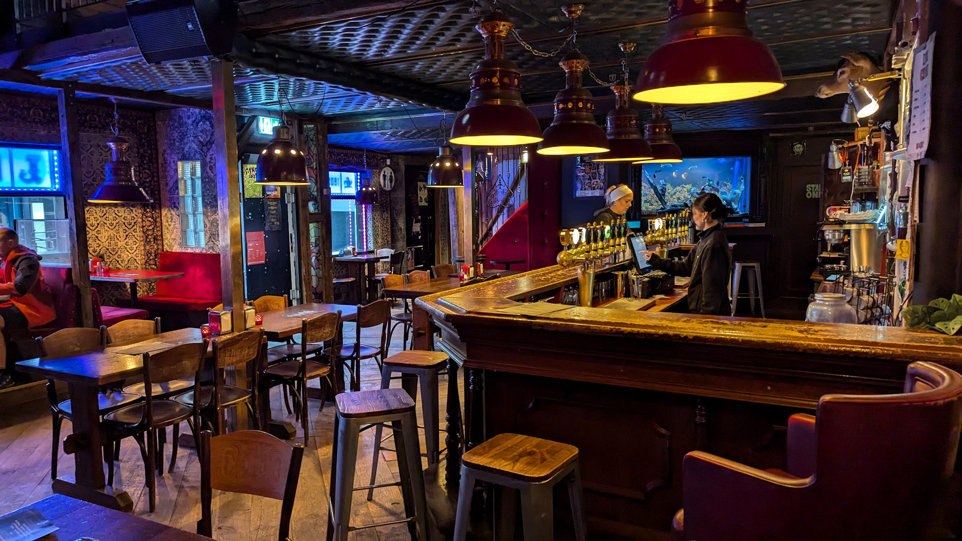 Innenansicht der Kneipe LEMMY in Reykjavik Island