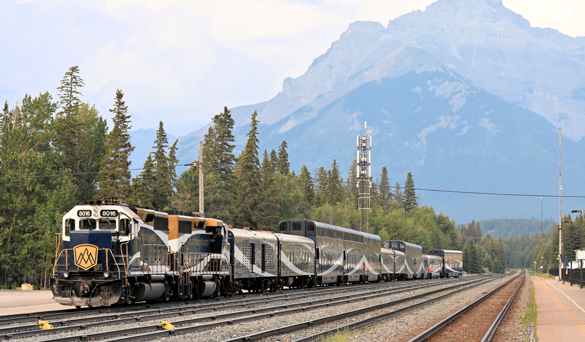 Rocky Mountaineer Zug in Kanada