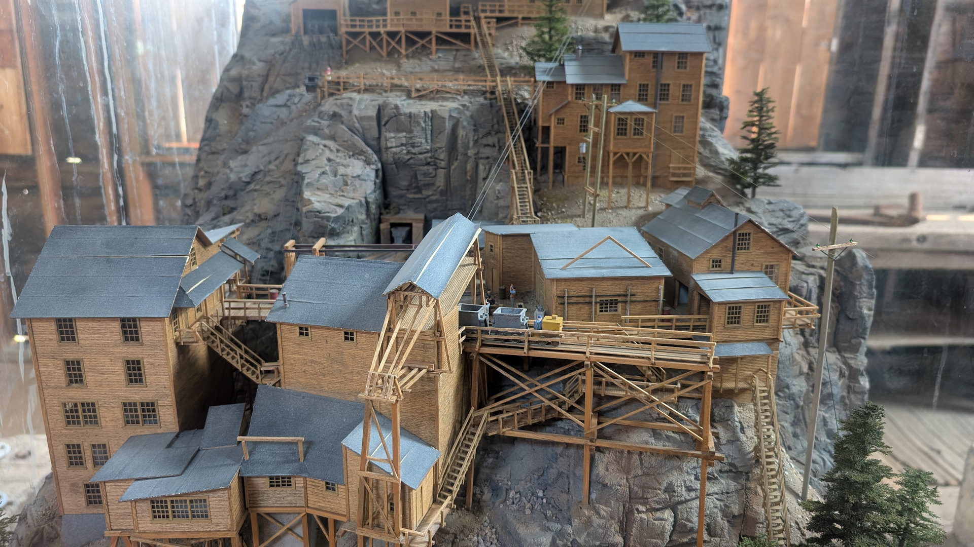 Miniatur Modell der Mascot Mine 