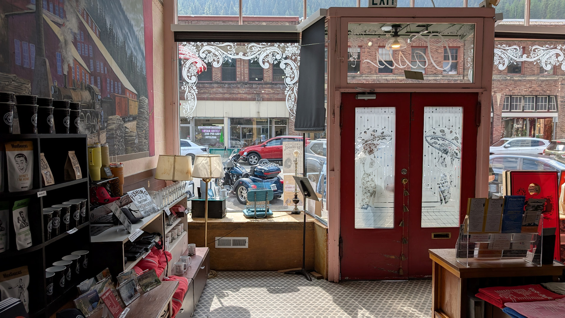 Eingang vom Bordello Museum Wallace Idaho 