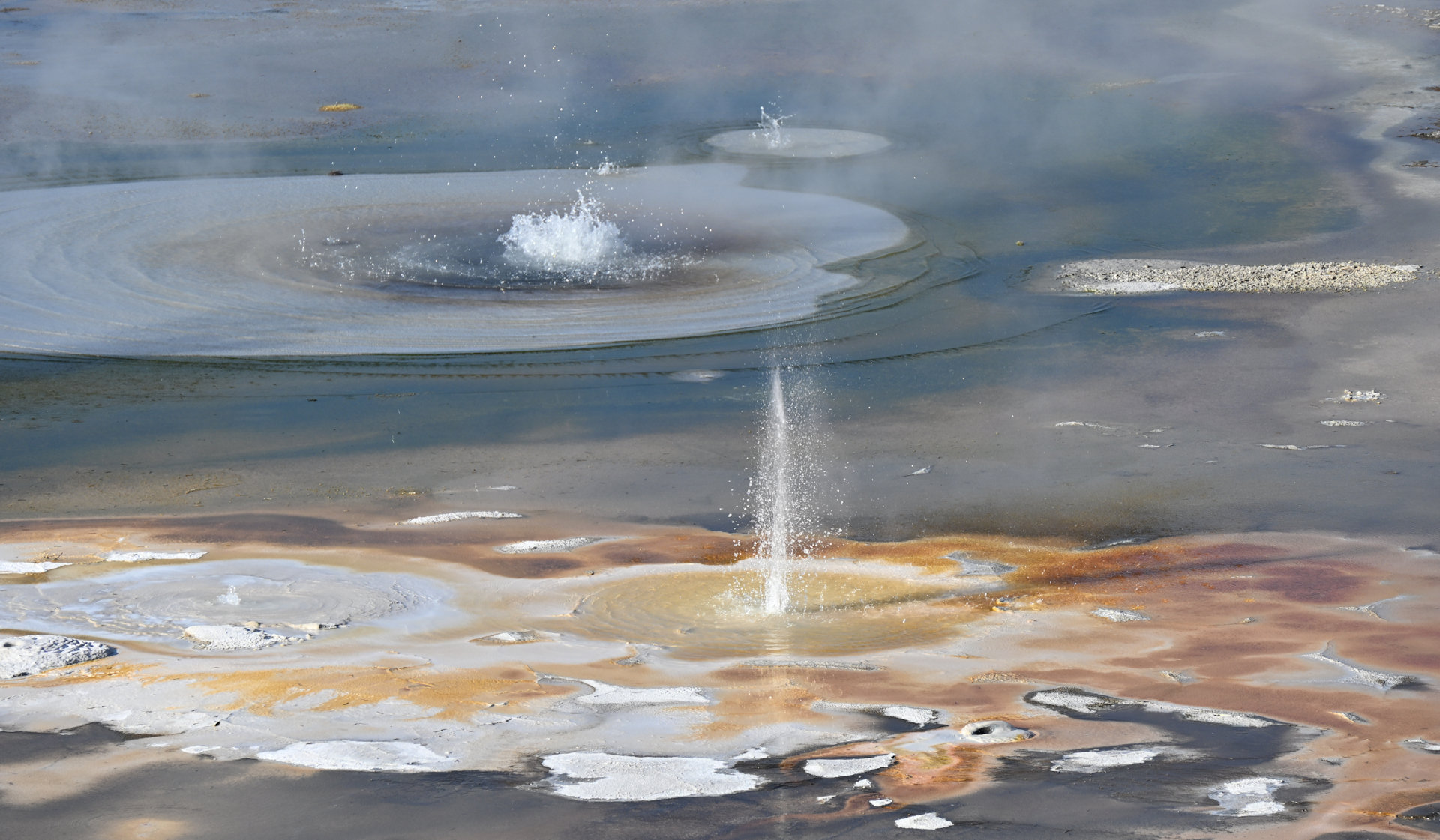 Kleine Wasserfontäne 