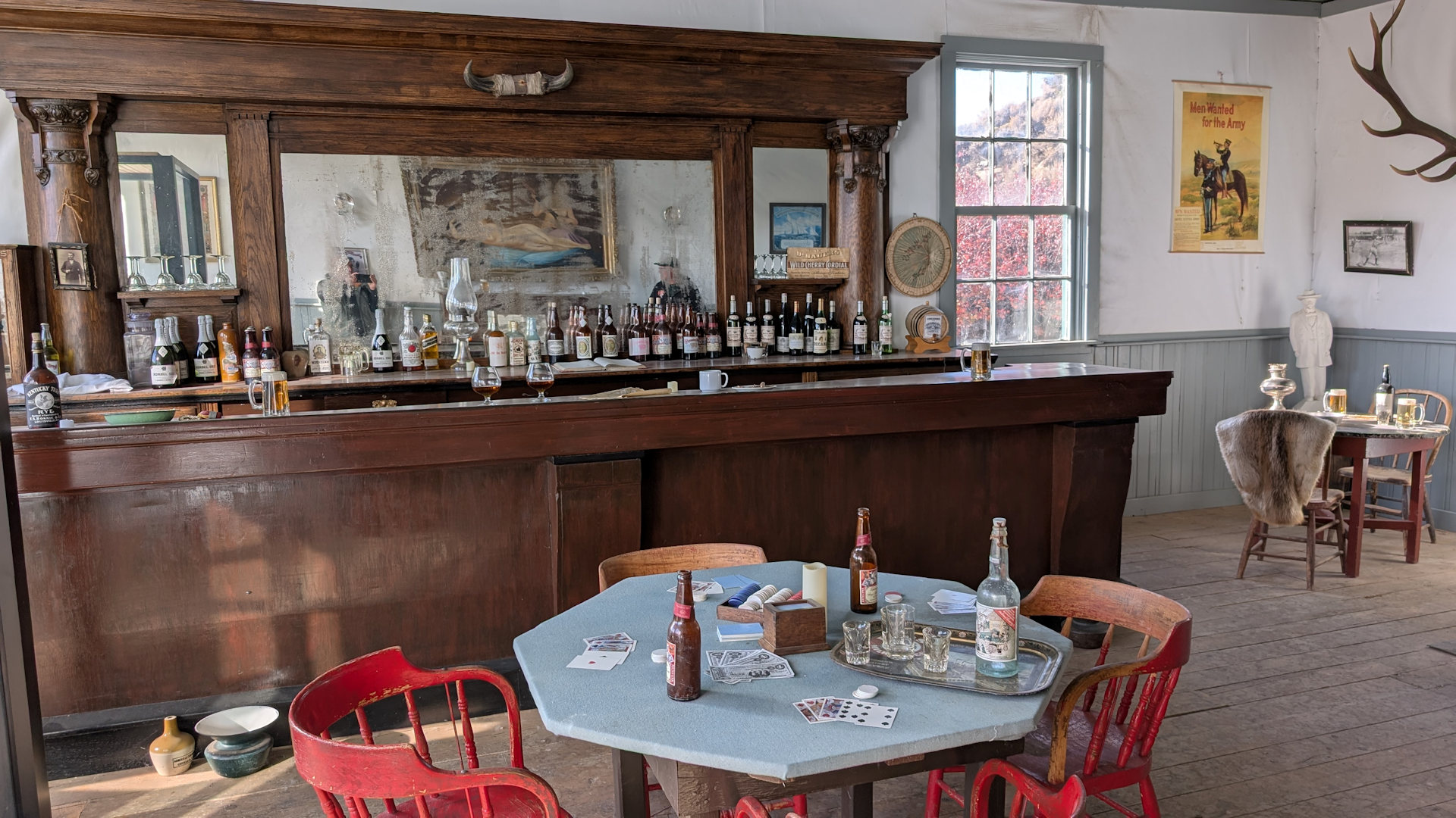 Historischer Saloon im Museum von South Pass City 