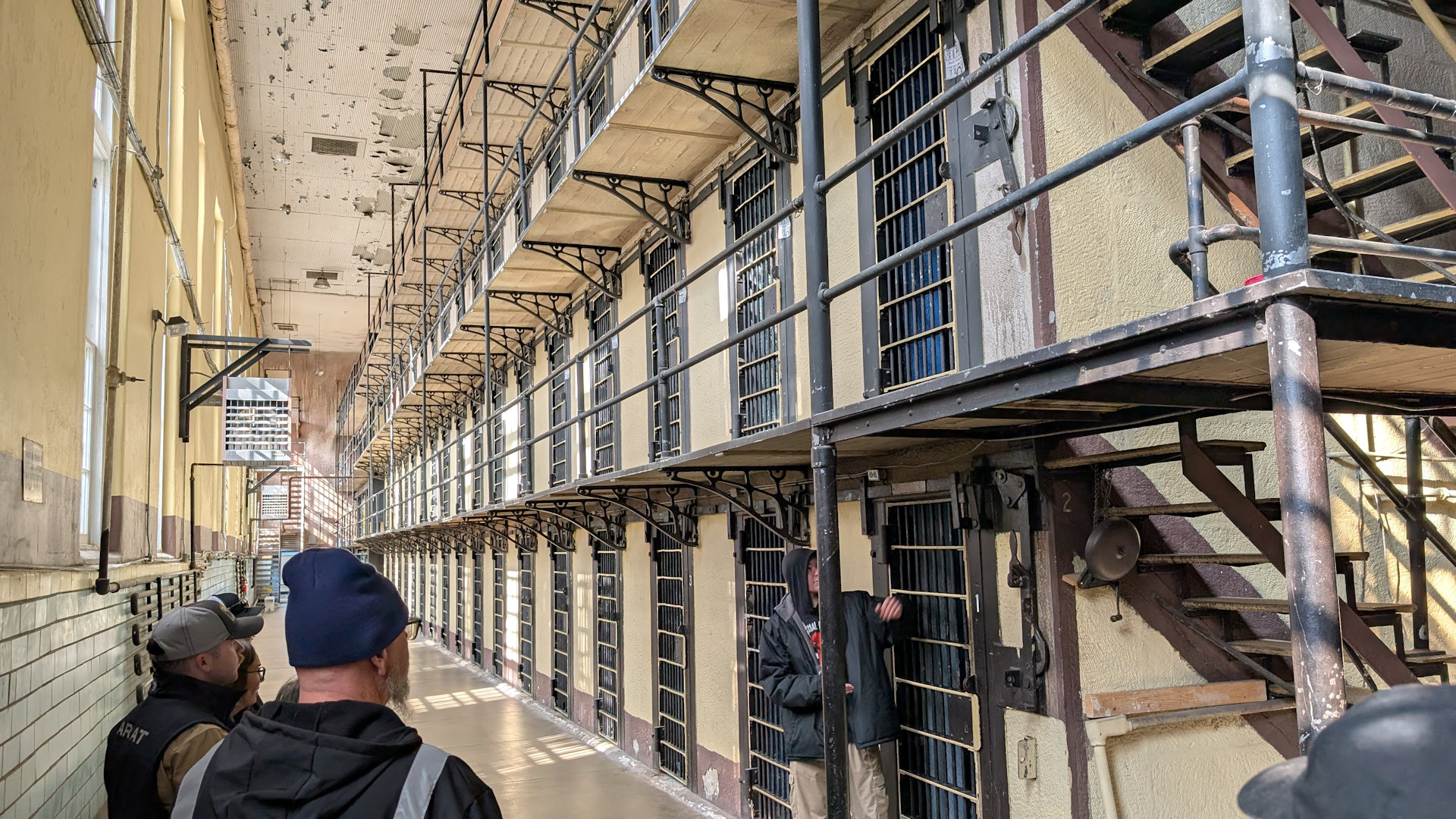 Gefängnis Zellen Block im Wyoming Frontier Prison Museum Rawlins