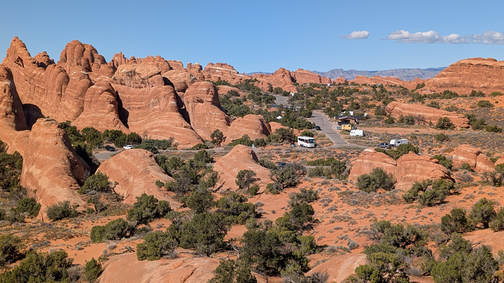 Devils Playground Camping Platz im Arches Nationalpark