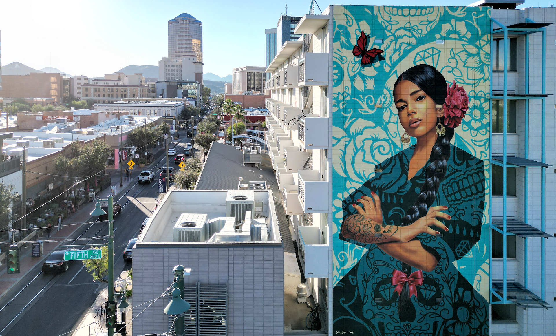 La Mujer Empoderada (die ermächtigte Frau) Murales in Tucson von Ignacio Garcia,