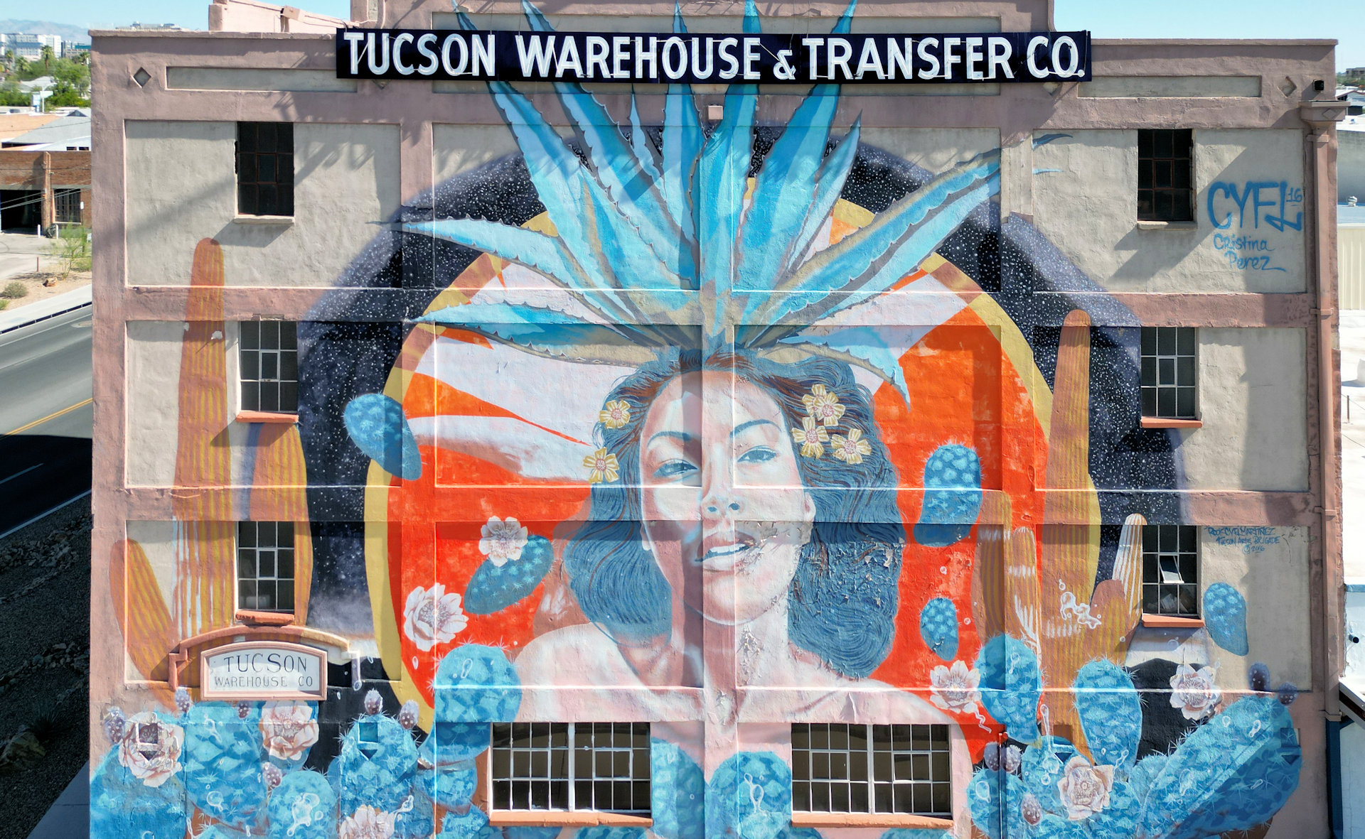 Goddess of Agave in Tucson, Arizona von Rock Martinez & Cristina Perez