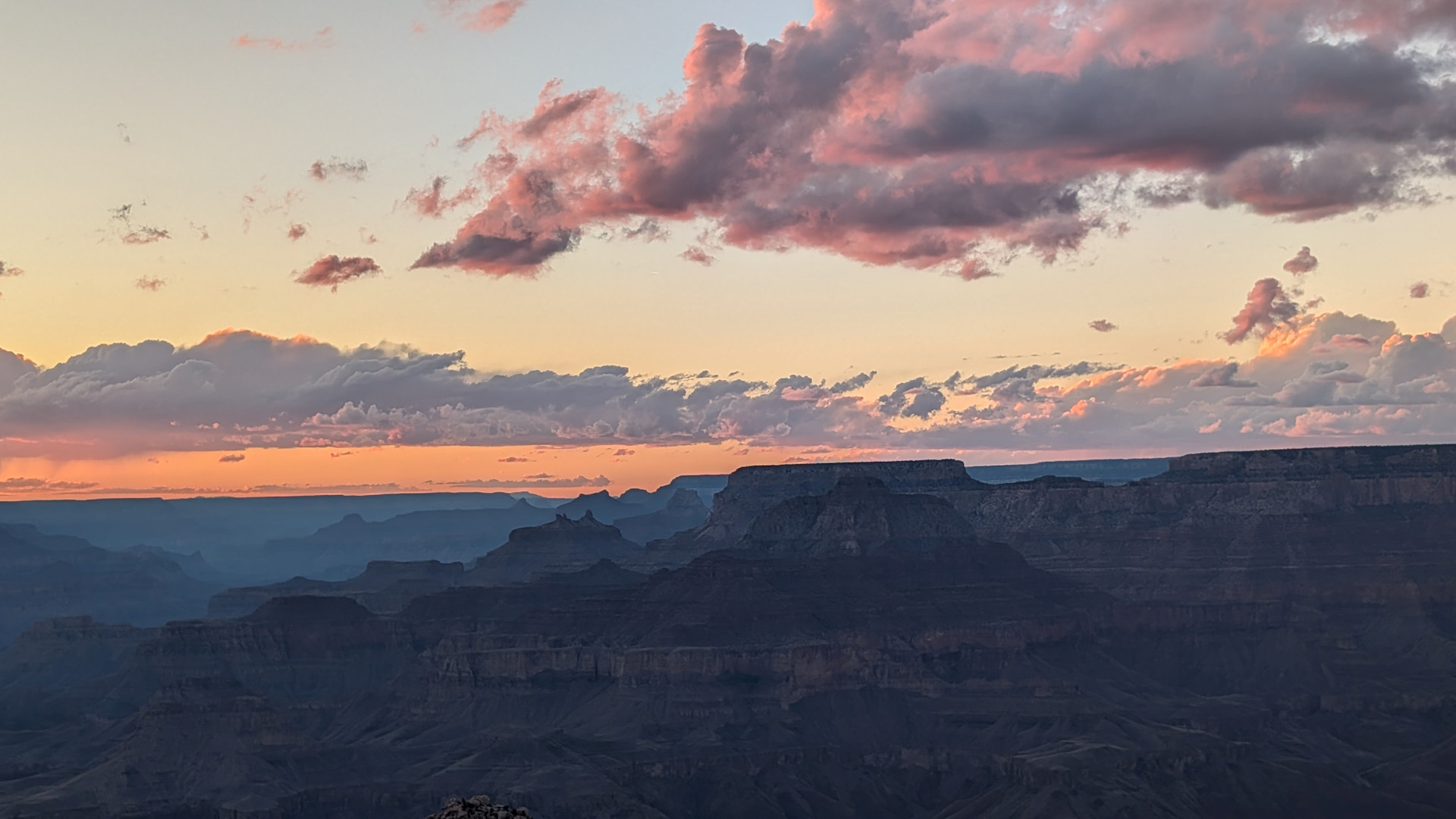 Abend Panorama am Grand Canyon