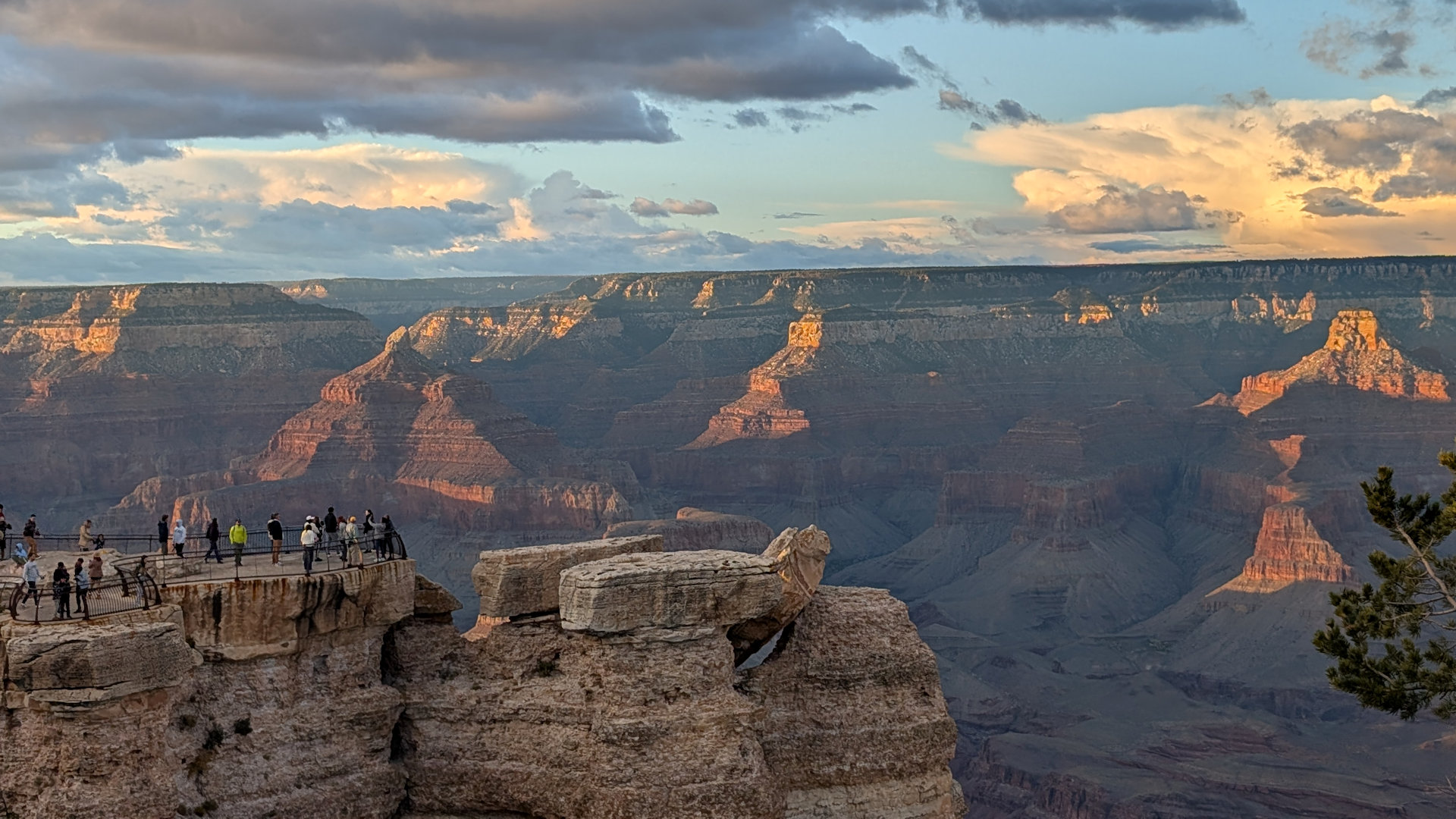 Panoramabild vom Grand Canyon, Village Viewpoint