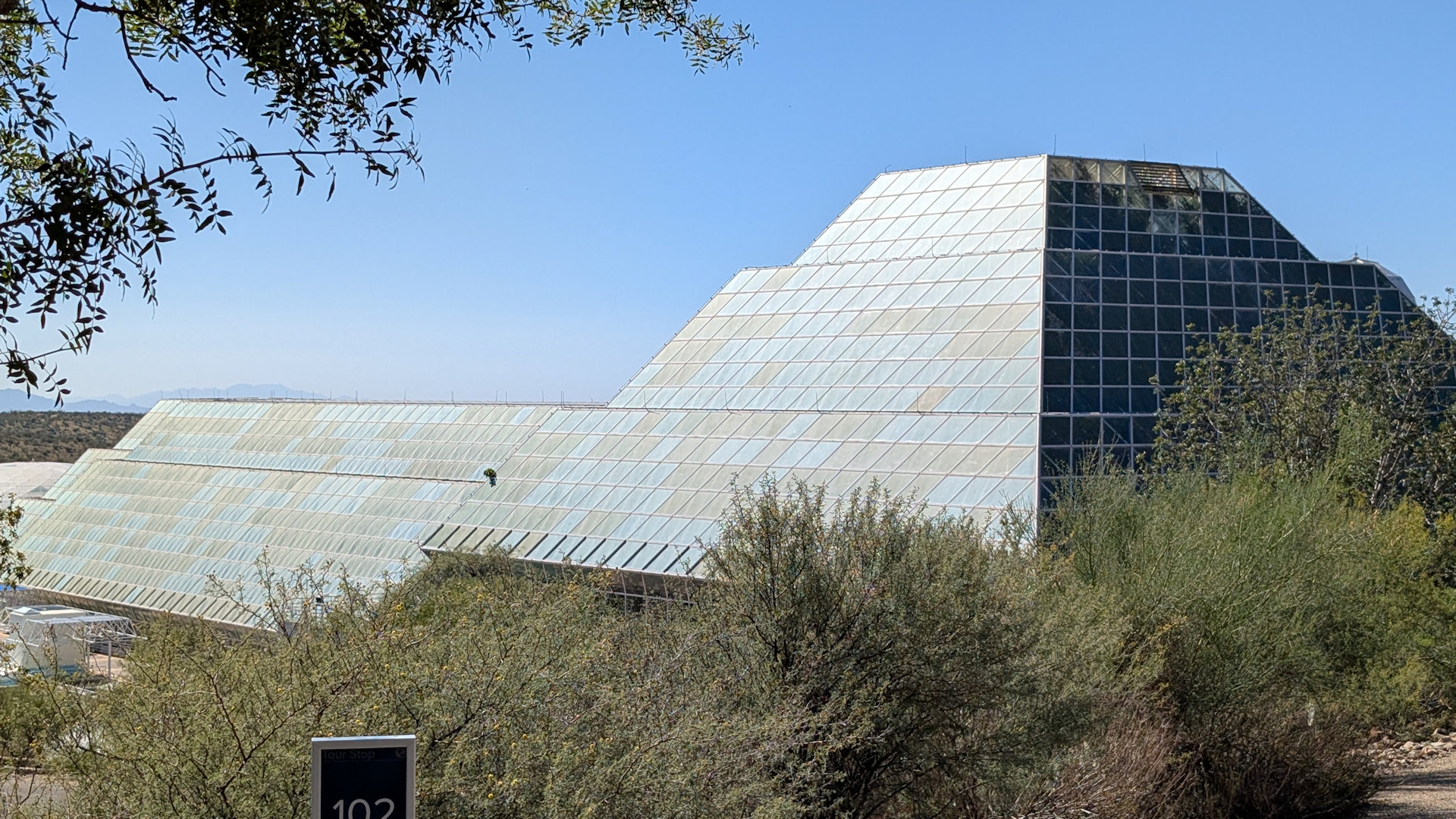 Glas Konstrunktion der Biosphere 2 Anlage 