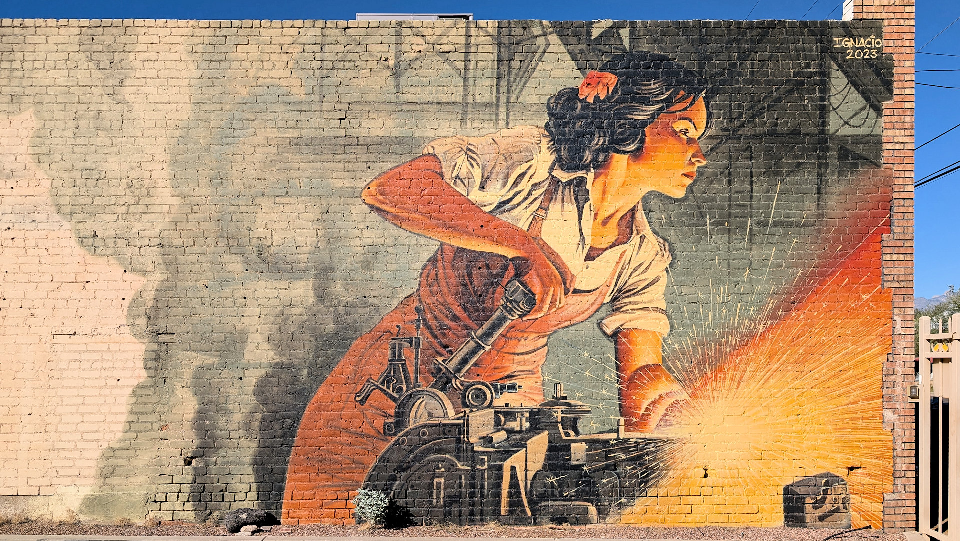 Rosa's Resistance Wandbild in Tucson, 219 N. Third Ave