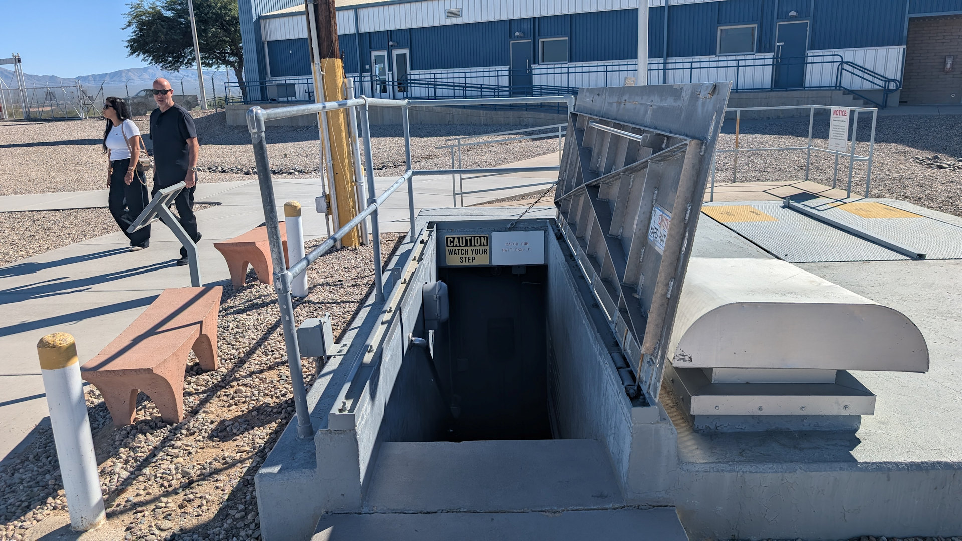 Treppen Eingang zum Titan II Raketenbunker 