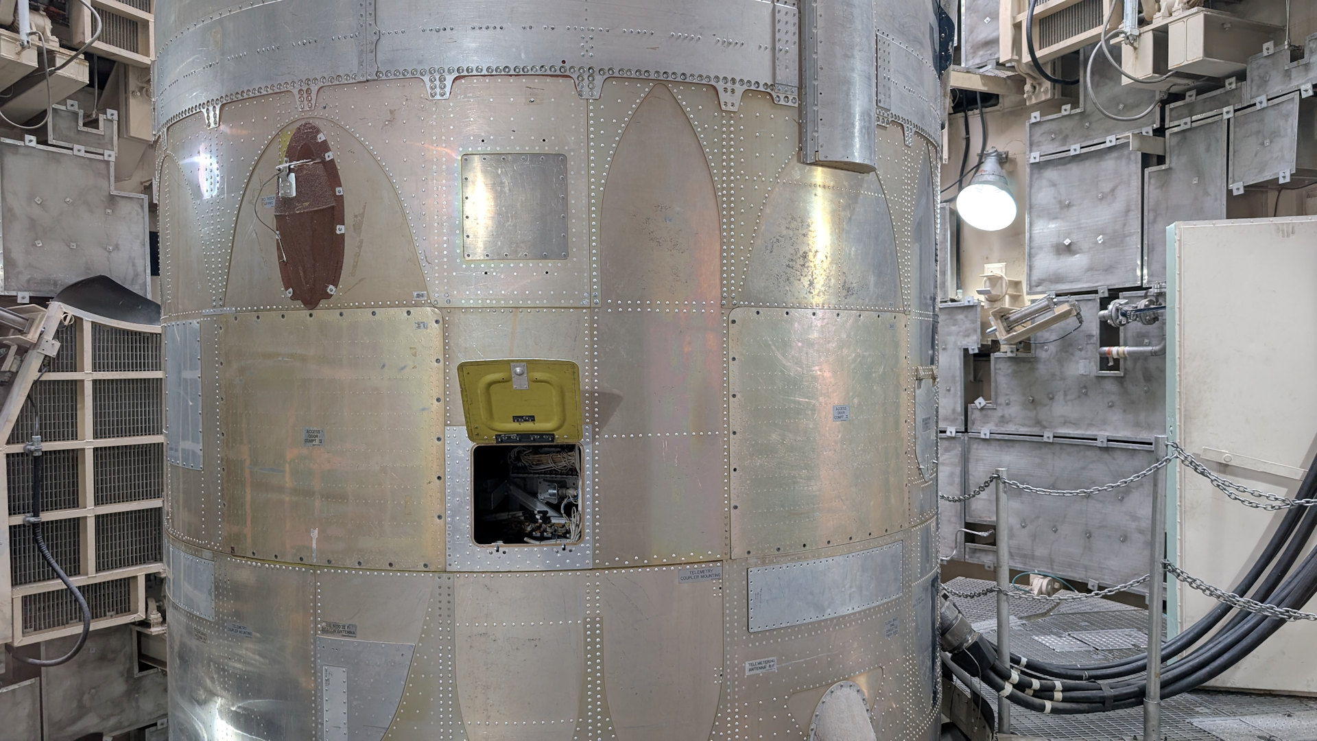 Nahansicht der Titan II Rakete im Missile Raketen Museum Tucson 