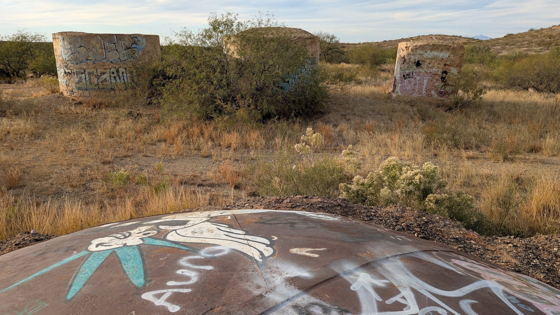Solos der IRCS Antennen und Kommandobunker der Titan II Missile Site 571-4