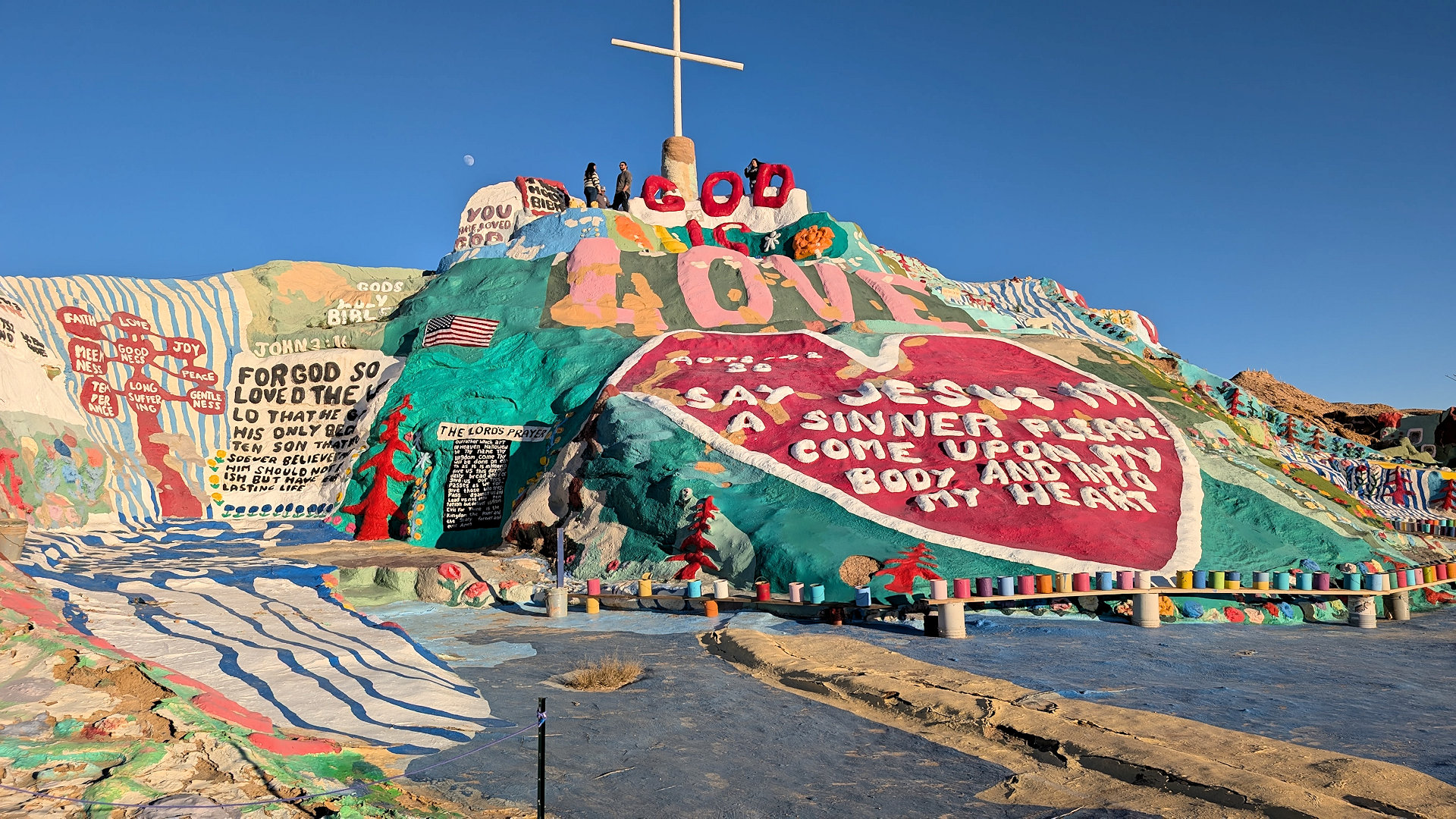Salvation Mountain in Slab City