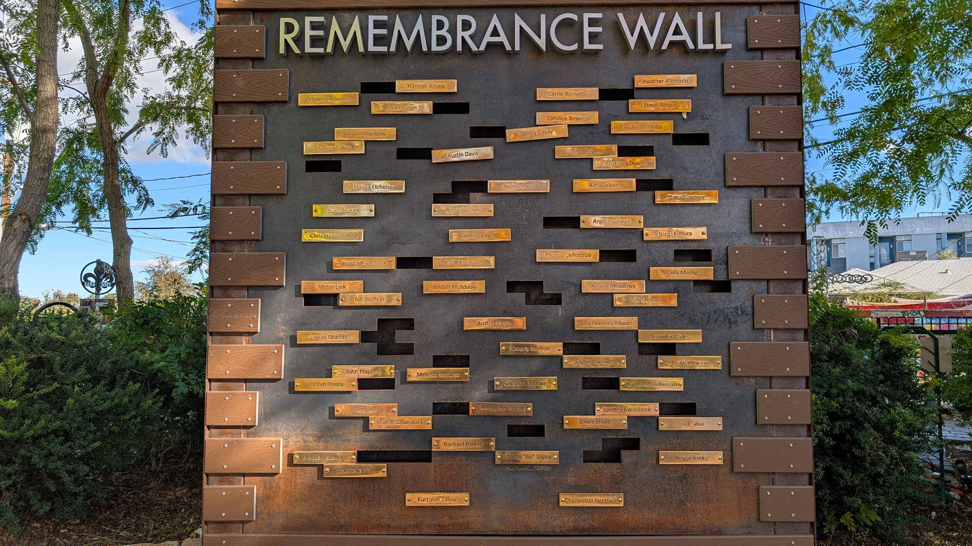 Remembrance Wall Healing Garden, Las Vegas