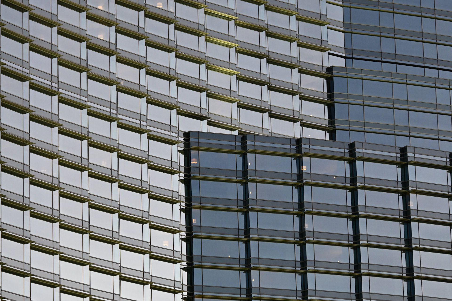 Glasfassaden von Hotels 