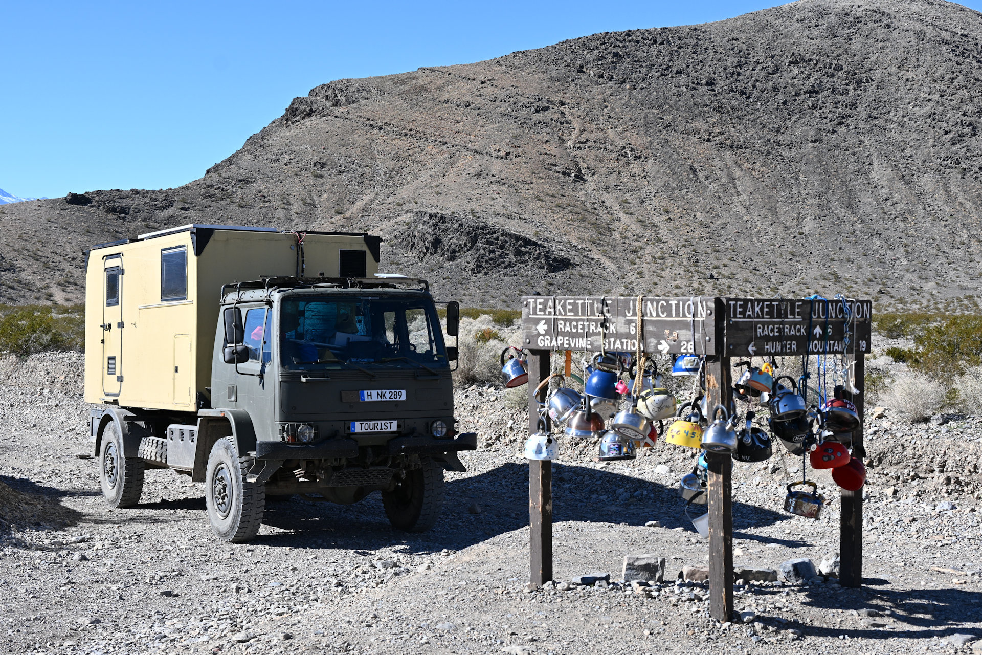 Teekannen der Teakettel Junktion Death Valley