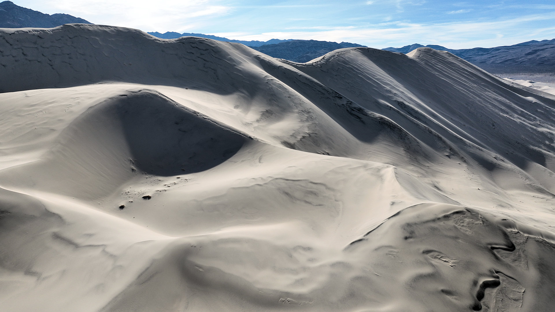 Bergförmige Eureka Dunes