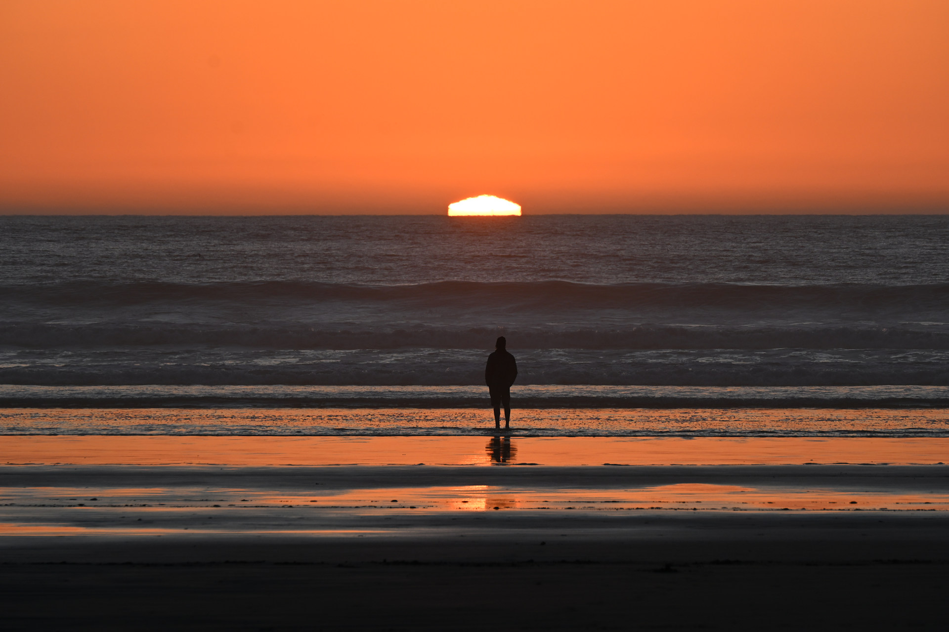 Sonnenuntergang Morro Bay Kalifornien