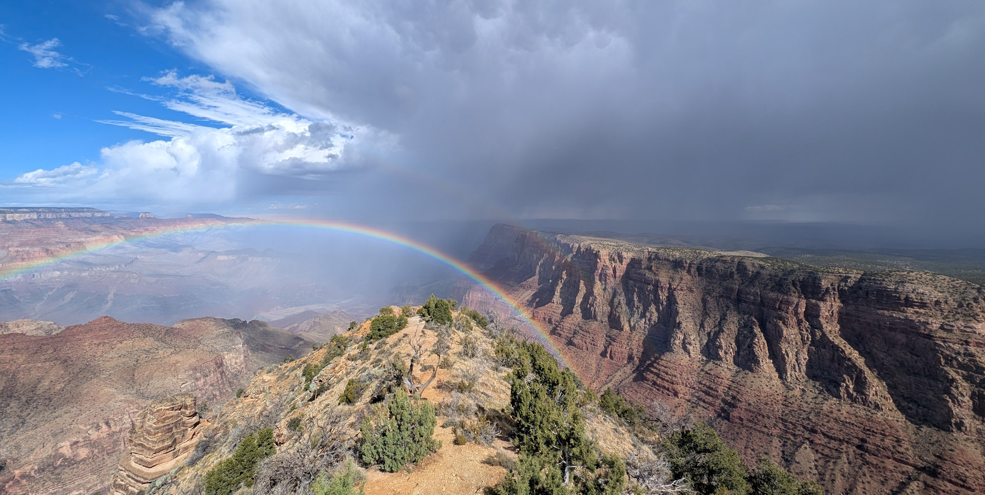 Regenbogen im Grand Canyon USA