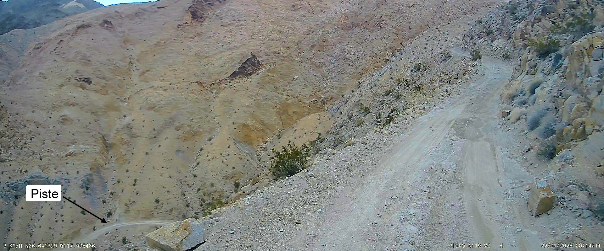 Lippincott Pass Dashcam Aufnahme