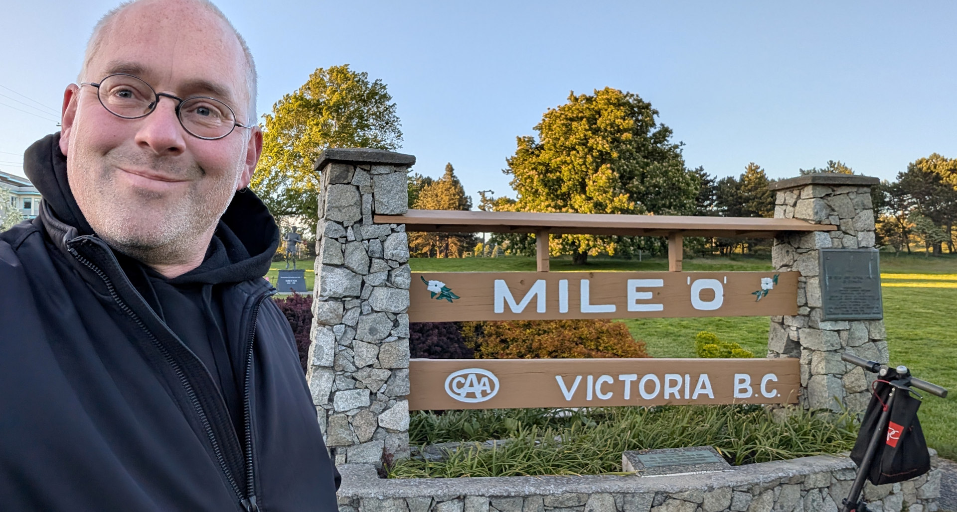 Mile 0 in Victoria