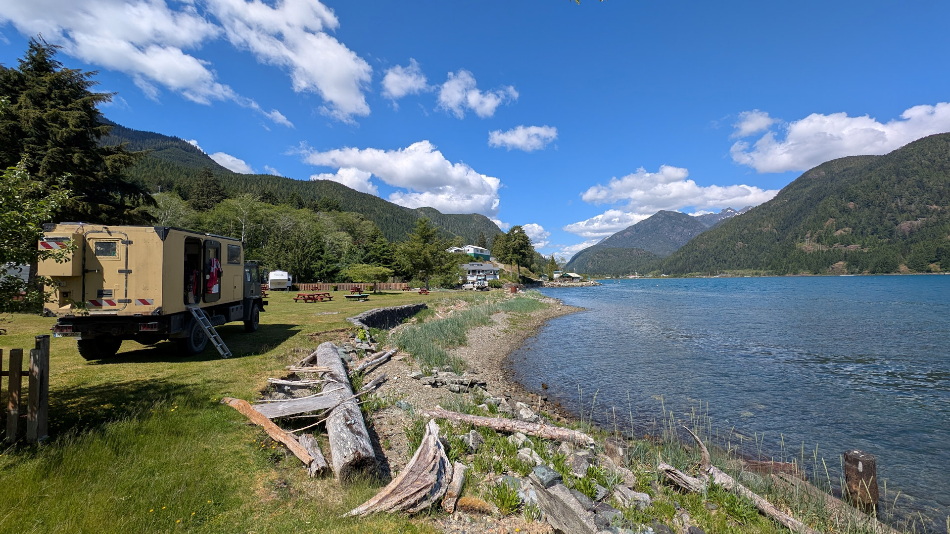 Campingplatz am Meer in Tahsis