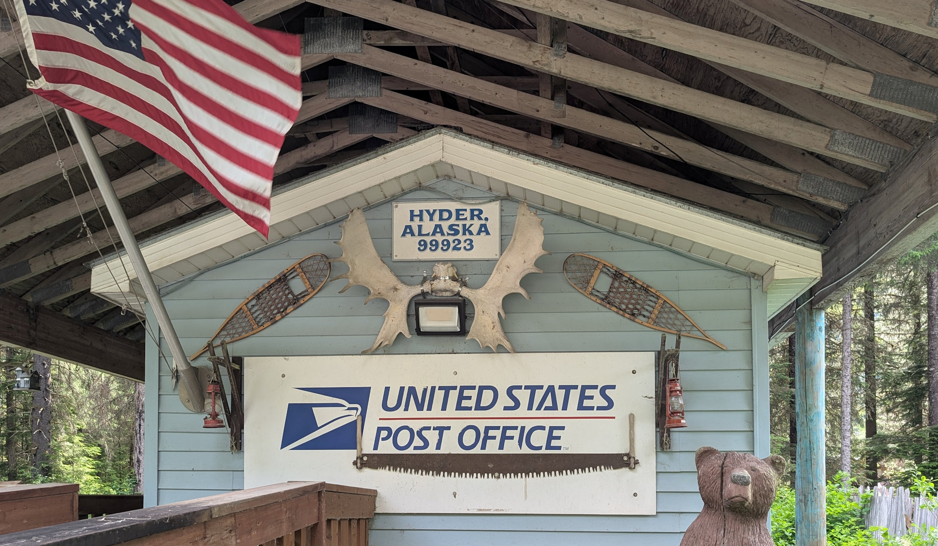 United States Post Office in Hyder Alaska 