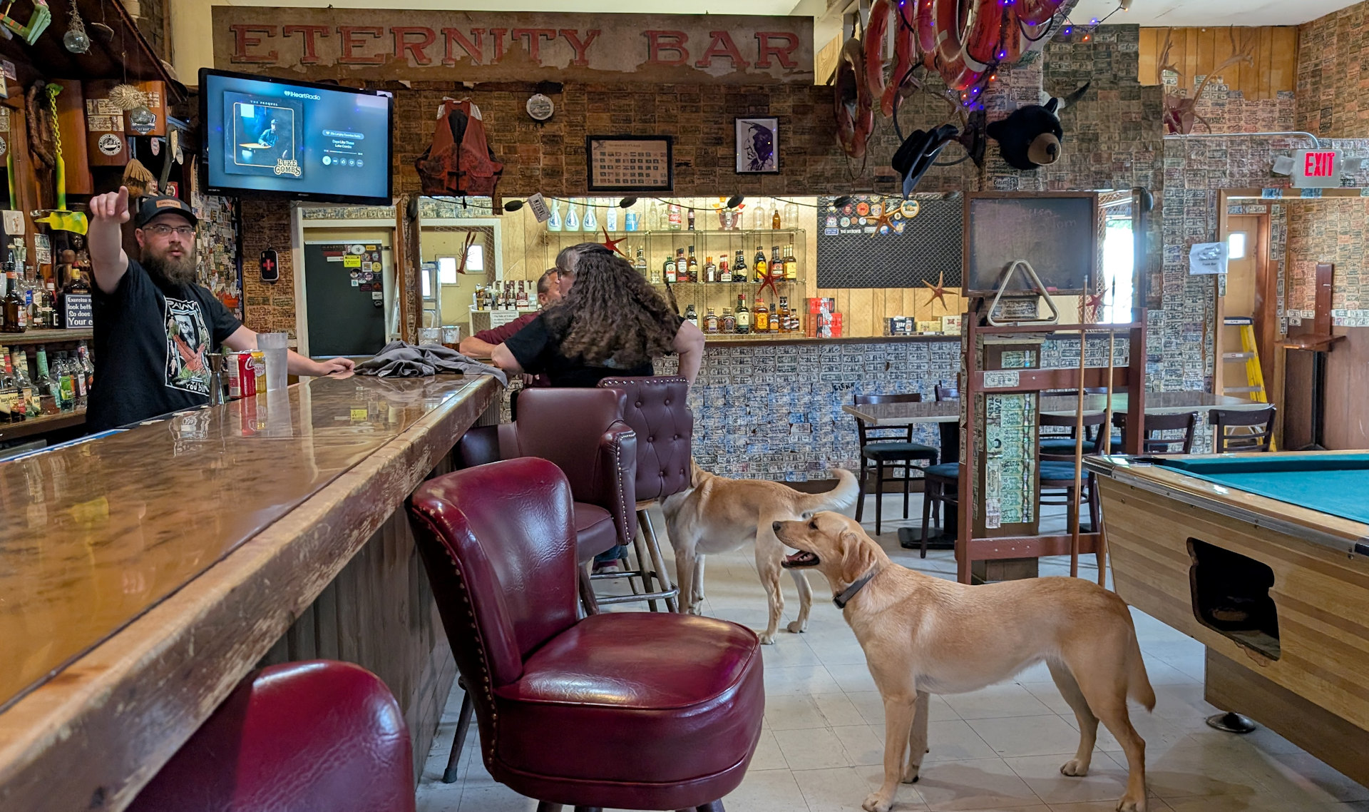 Glacier Inn Bar in Hyder, Alaska