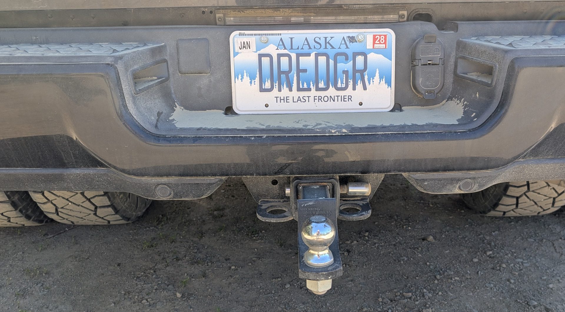 Alaska Nummernschild DREDGR