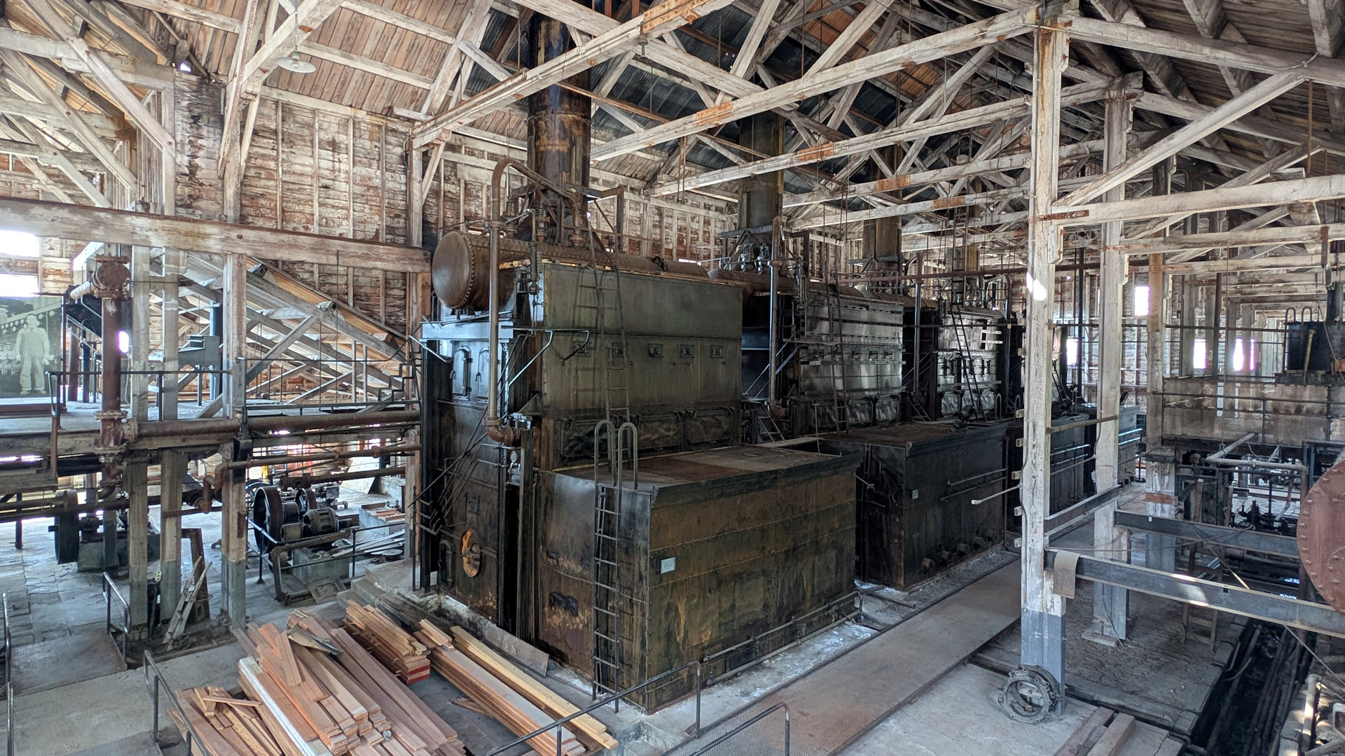 Maschinenhalle vom Heizkraftwerk in Kennicott