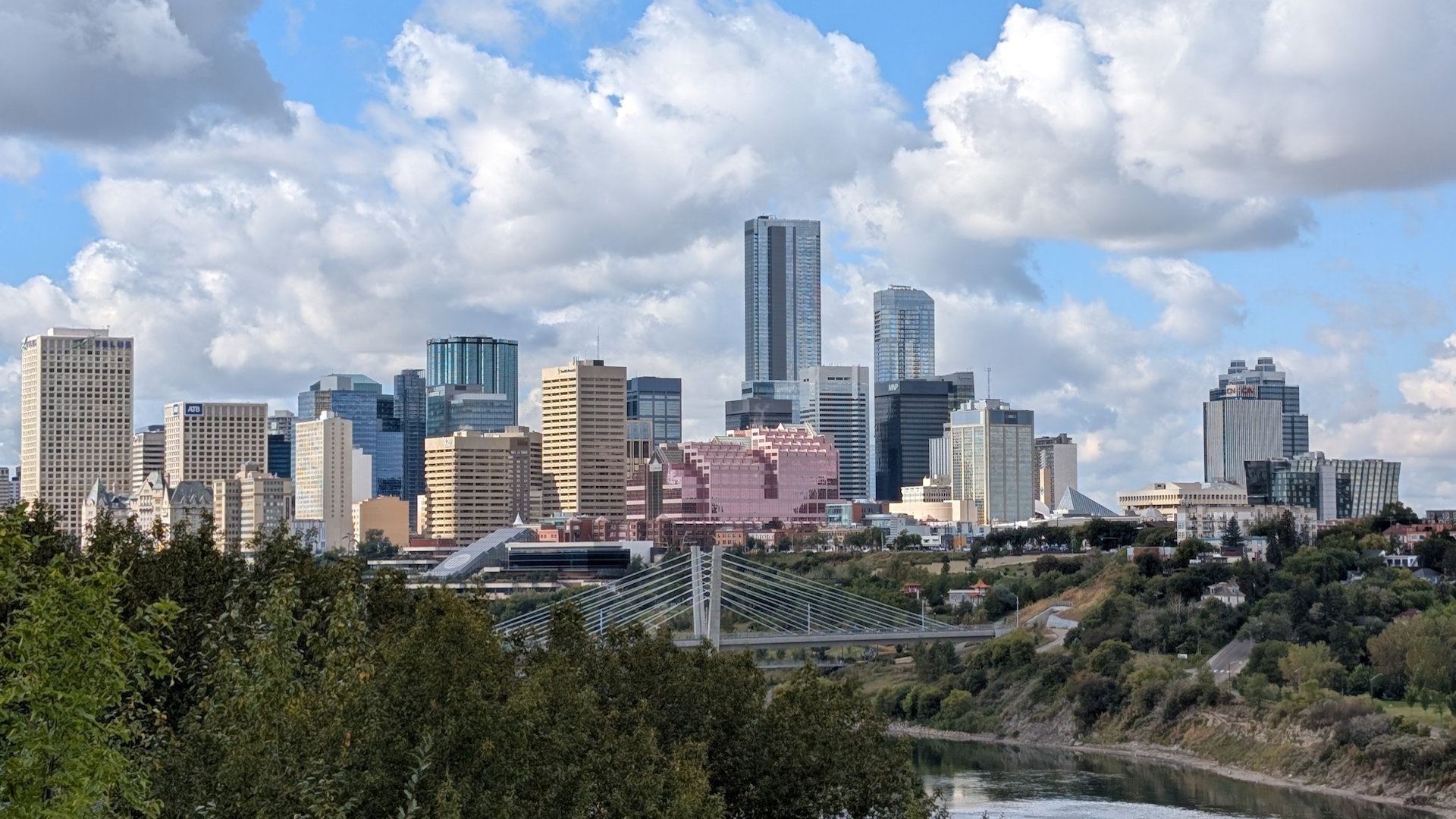 Skyline Edmonton Kanada 