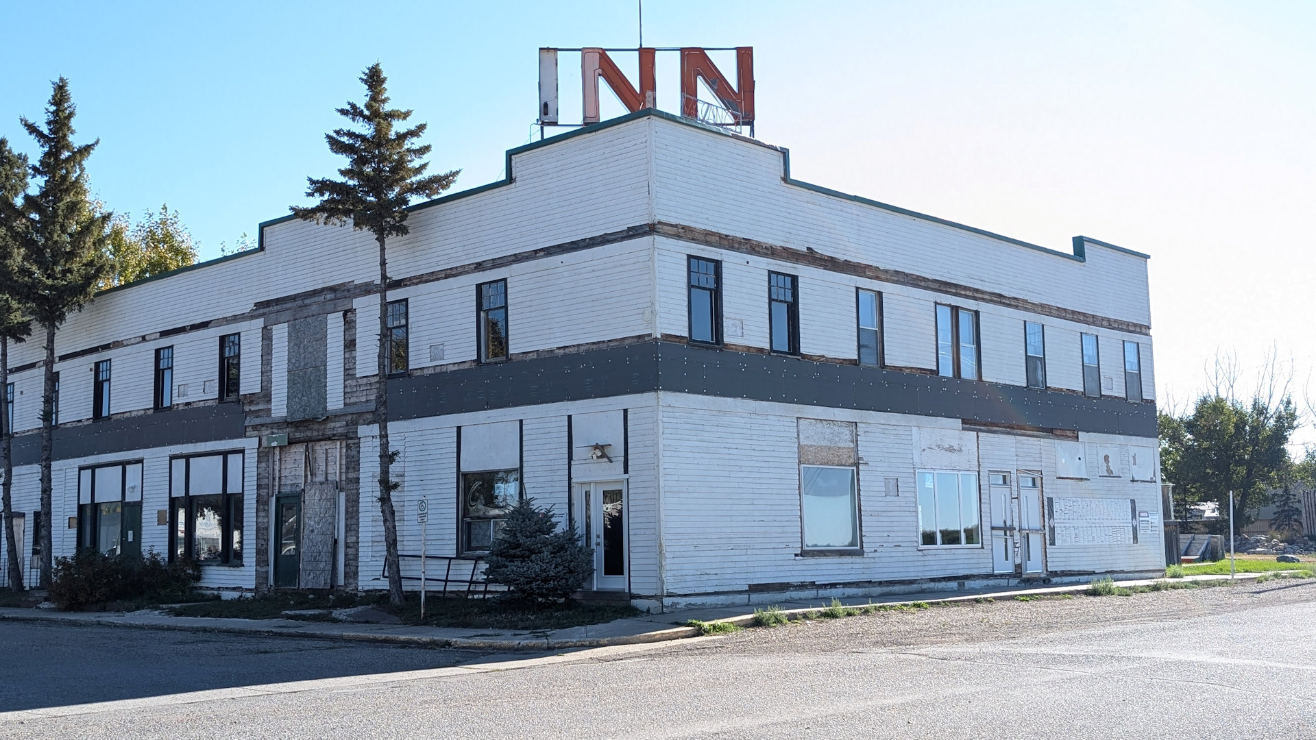 Historisches Champion Savoy Hotel in Champion Alberta Kanada