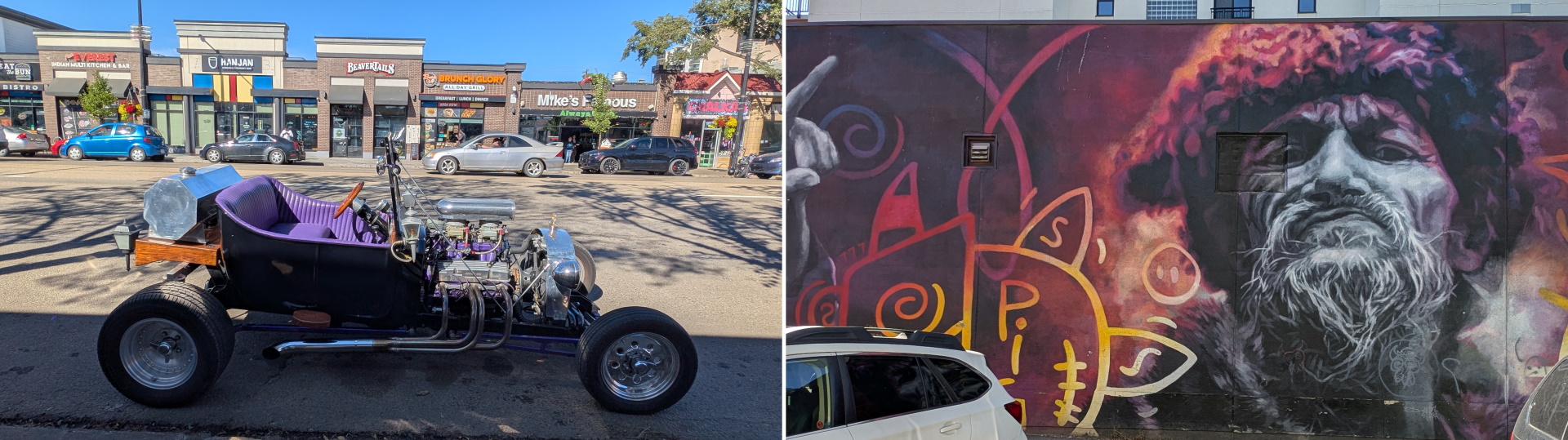 Hot Rot Auto und Graffiti in Edmonton 