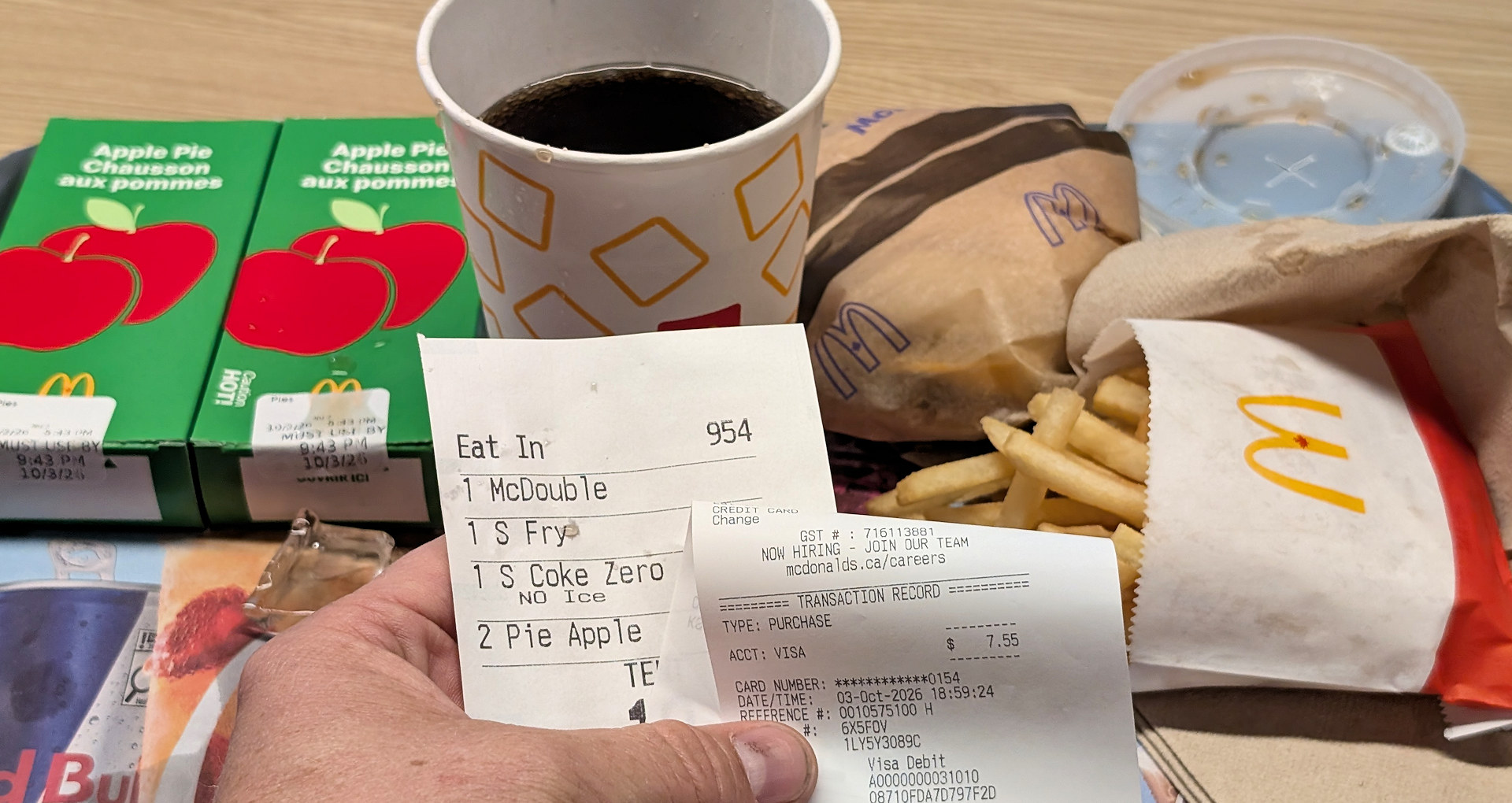 Preiswertes McDonalds Menü für nur 7,55 CAD